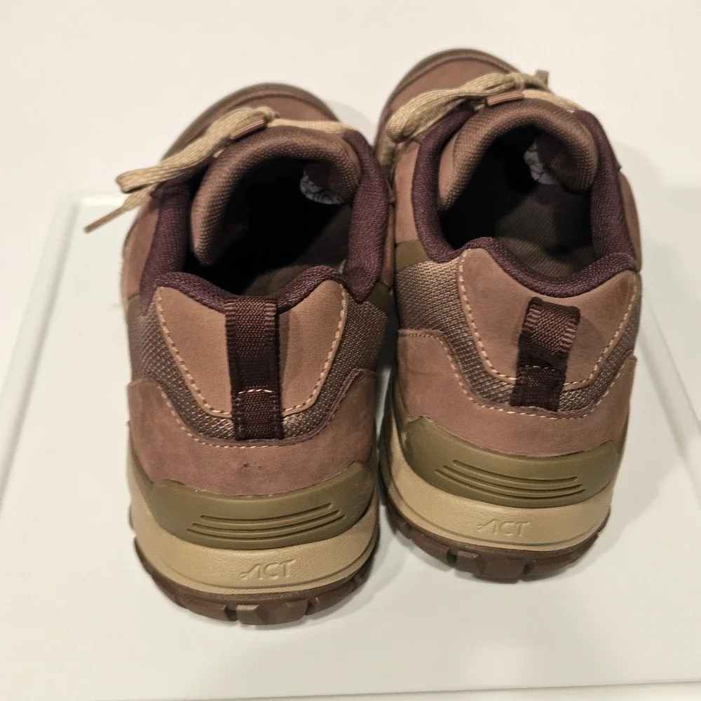 Oboz Bozeman Low Hiking Shoes Mens 11 Brown Nubuck Leather Trail Sneakers